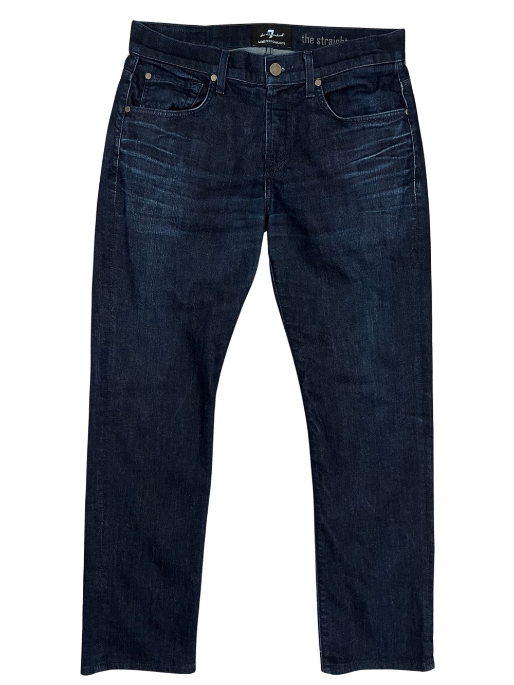 7 For All Mankind Luxe Performance The Straight Jeans Men’s 31 Dark Wash